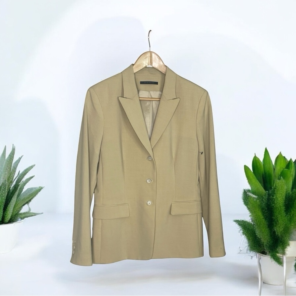 Ellie Tahari Classic Cream Women's Blazer 10P